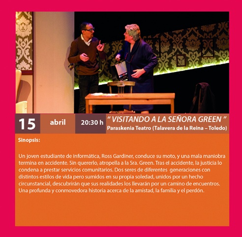 CERTAMEN DE TEATRO: VISITANDO A LA SEÑORA GREEN