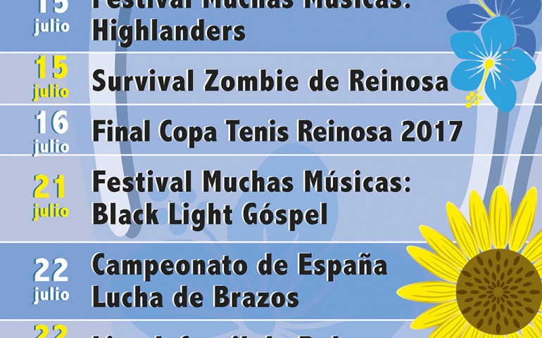 Vídeo promocional de las actividades del mes de julio en Reinosa
