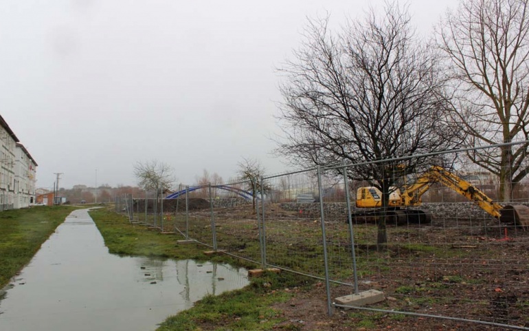 Iniciada la obra de acondicionamiento del Parque de la Avenida Naval