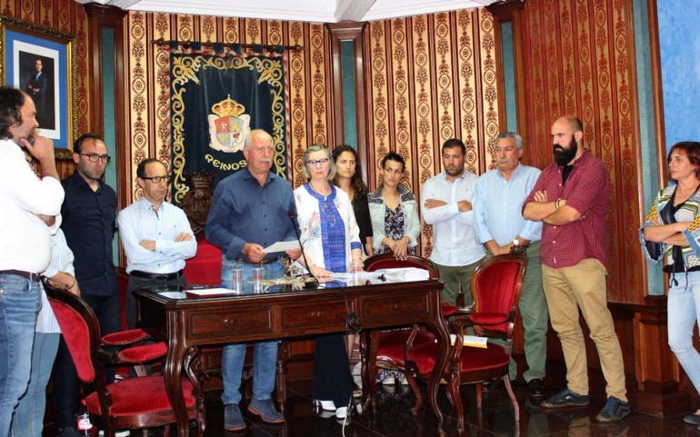 La Corporación municipal se posiciona a favor de la construcción de la línea de tren AVE entre Reinosa y Aguilar