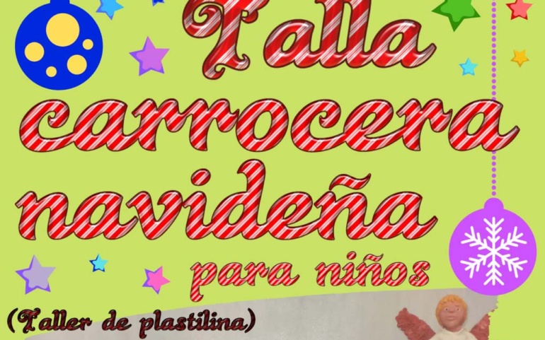 Talla carrocera navideña para los más pequeños