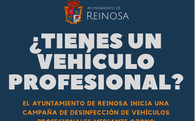 Campaña gratuita de desinfección de vehículos profesionales