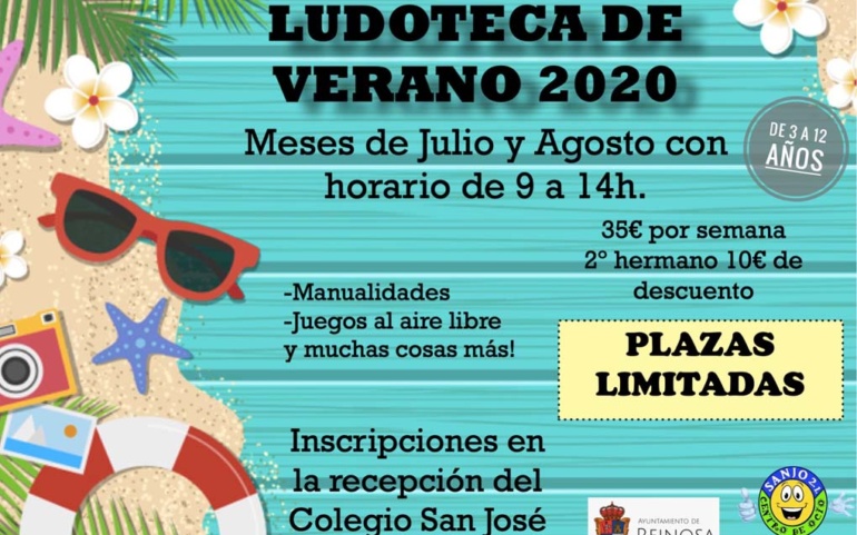 El Ayuntamiento colabora con el Centro Deportivo Sanjo 2.1 en la organización de la Ludoteca de Verano