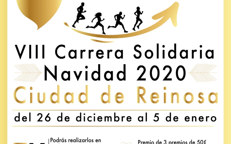 Ya estan abiertas las inscripciones de la VIII Carrera Solidaria de Navidad “Ciudad de Reinosa” 2020