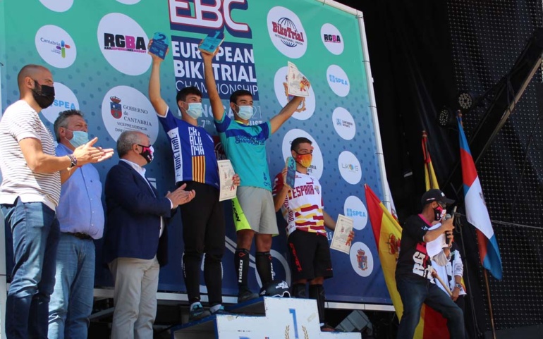 Julen Sáenz se proclama en Reinosa campeón de Europa de bike trial