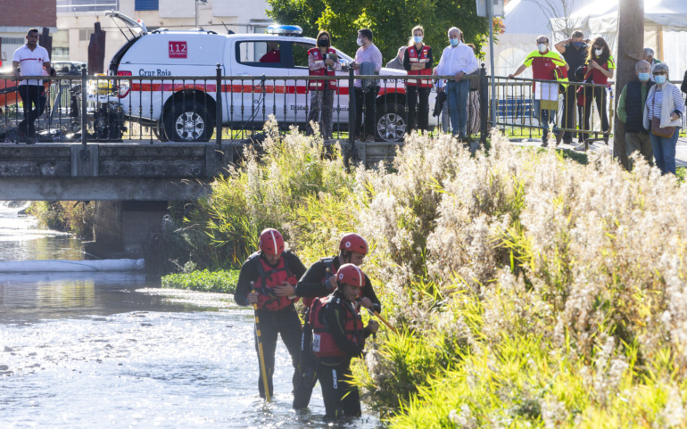 Reinosa acoge un simulacro de gran envergadura de emergencia por inundación