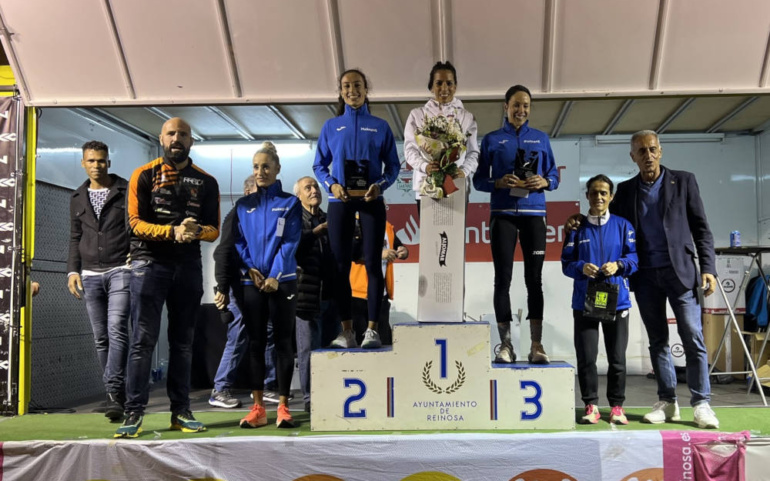 Mohamed Attaoui y Lidia Campo ganan en la milla de Reinosa