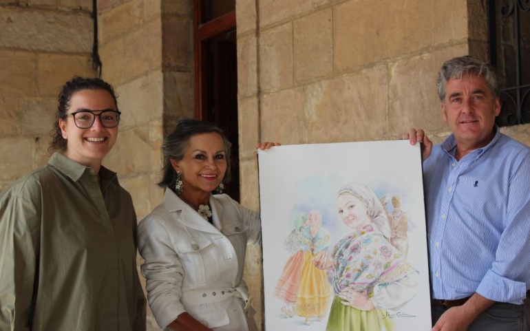 Un cartel firmado por la pintora Alicia Cañas vuelve a anunciar el Dia de Campoo