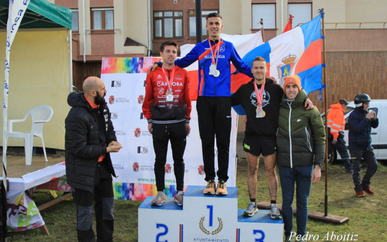 Carlos García y Reyes Laso se proclamaron en Reinosa campeones de Cantabria de Cross