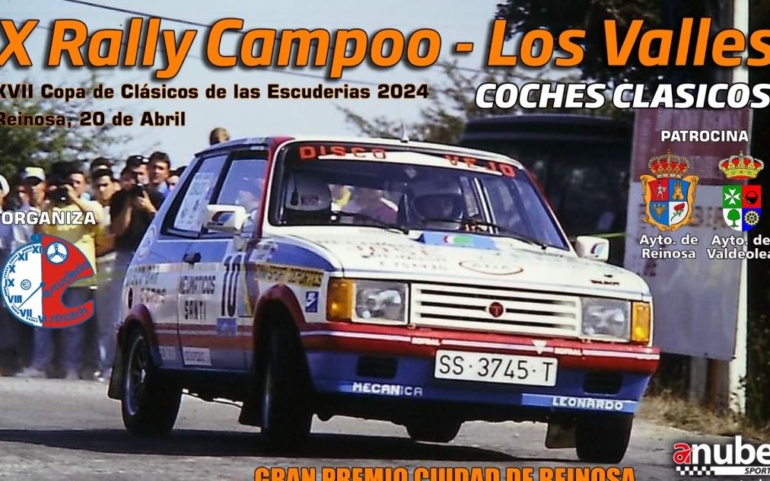 Reinosa dará la salida este sábado el X Rally Campoo-Los Valles de Coches Clásicos