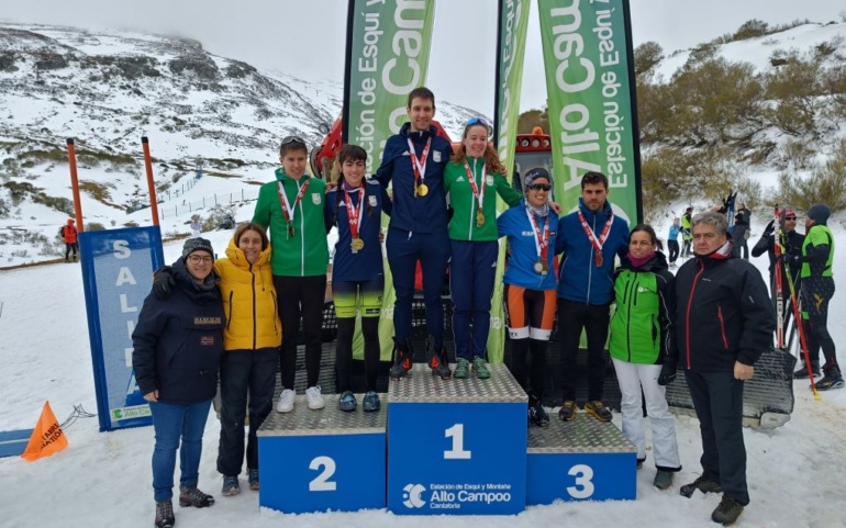 Marta Borbón y Miguel López ganan el Campeonato de España de Triatlón de Invierno 2025 en Reinosa