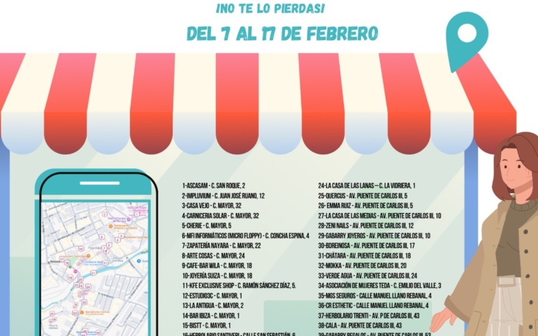 Ruta científica en los escaparates de los comercios para conmemorar el Dia de la Mujer y la Niña en la Ciencia