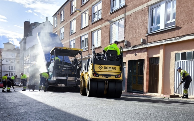Renovado el pavimento de la calle San Roque