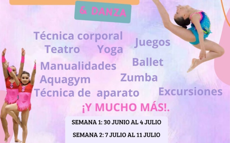 Campus de verano de gimnasia rítmica y danza