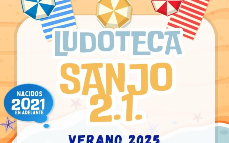El Centro Deportivo Sanjo 2.1 oferta una Ludoteca de Verano con la colaboración del Ayuntamiento