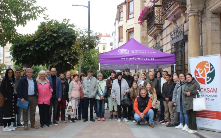 Reinosa conmemora el Dia Mundial de la Salud Mental