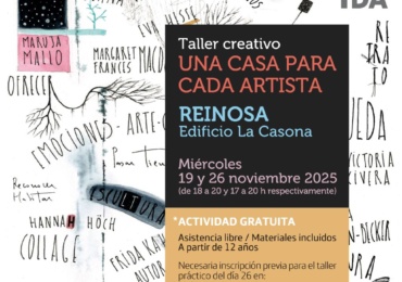 Cultura Expandida traerá a Reinosa el taller creativo sobre arte “Una casa para cada artista”