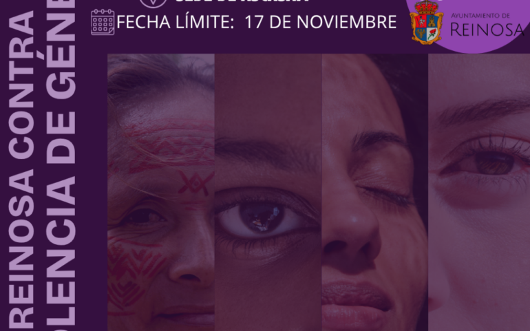 Textos y ventanas moradas contra la violencia de género