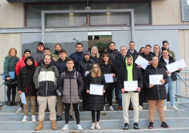 Entregados los diplomas de la II Escuela de Talento Joven del Ayuntamiento de Reinosa