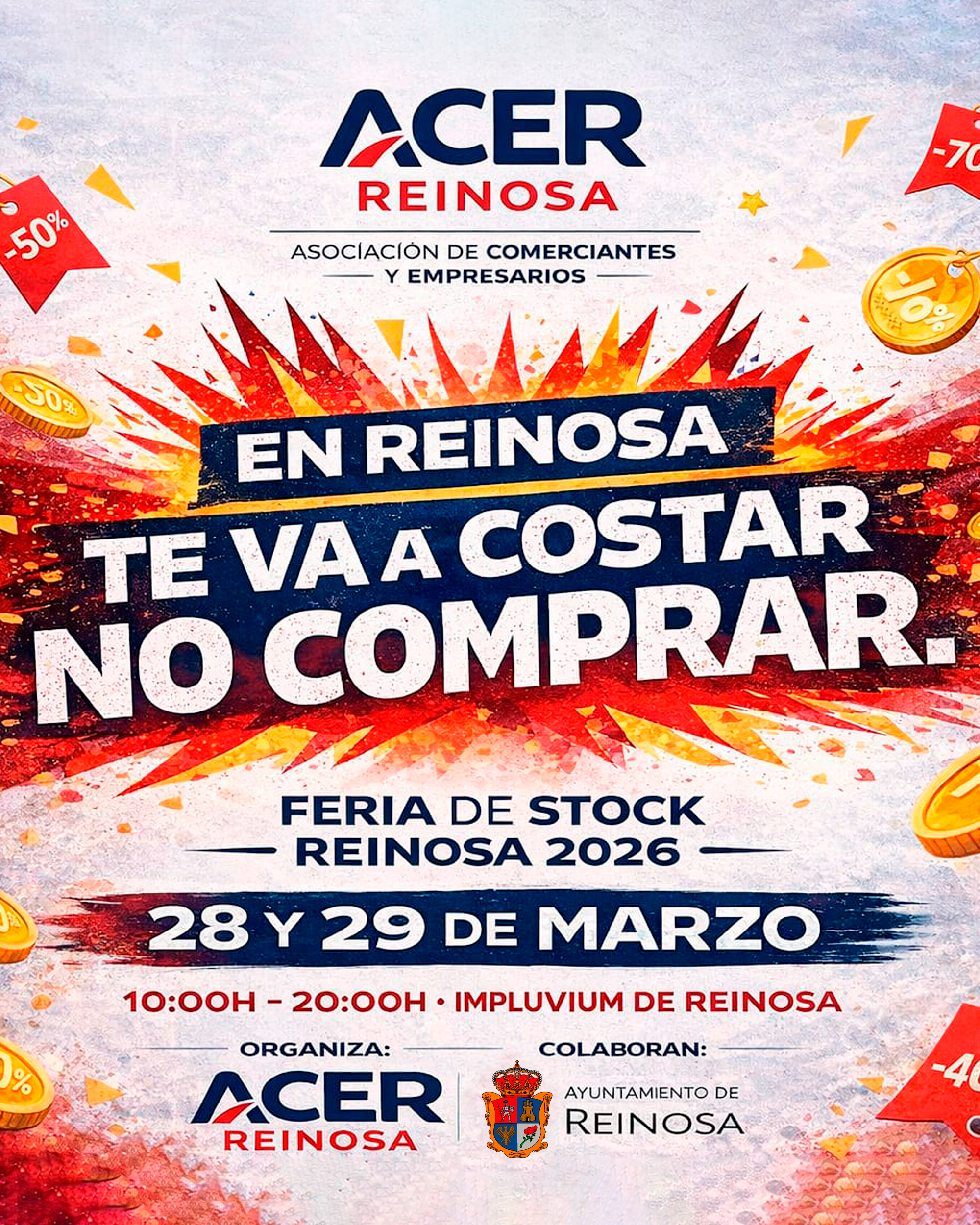Cartel promocional de la Feria de Stock