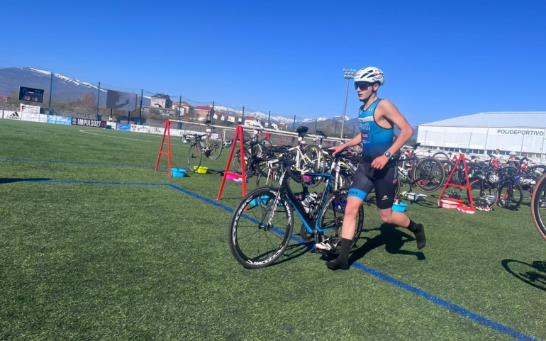 Javier Alonso Romayor e Inmaculada Pereiro González se imponen en el Duatlón de Reinosa