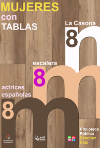 Cartel informativo de Peldaño a peldaño: Mujeres con tablas