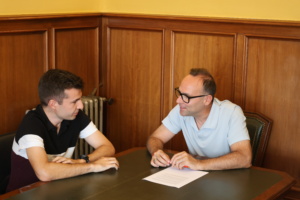 Encuentro entre Adrián García Sánchez y Sergio Balbontín