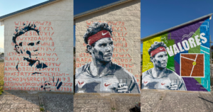 Mural Rafa Nadal