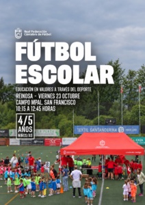 CARTEL FÚTBOL ESCOLAR 23 OCTUBRE