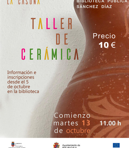Abierta la inscripción para el nuevo taller de cerámica de la Biblioteca Sánchez Díaz