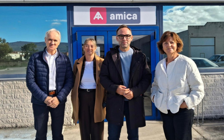 El Ayuntamiento visita las instalaciones de Amica en Reinosa